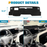 Interior Non-Slip Dash Overlay Cover Dashboard Poly Mat For Toyota Camry 2025