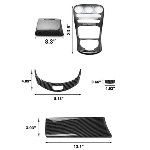 Console Gear Armrest Box Release Button Panel Cover Decor For Mercedes W205 W253