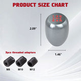 JDM Universal Aluminum 5 Speed Manual Car Gear Stick Shift Knob Shifter Lever