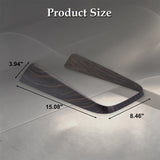 Wood/ Carbon Look Gear Shift Box Side Stripe Cover Accessories For Honda CRV 23+