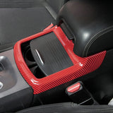 Carbon Fiber Texture Central Cup Holder Frame Trim Cover For Dodge Charger 2011-23