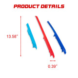 Tri-Colored Front Center Kidney Grille Strips Clip Cover For BMW X3 G45 2025-up