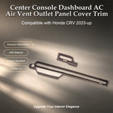 Wood/ Carbon Look Dashboard Air Vent Outlet Stripe Cover For Honda CRV 2023-2027