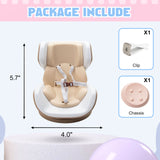 Cute Doll Mini Safety Seat Air Vent Clip Car Interior Decoration Accessories