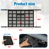 Adjustable Car Overhead Storage Mesh Organizer Net Truck SUV Camping Accessories