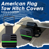 x xotic tech 2 Inch Universal American Flag Tow Hitch Covers, Trailer Hitch Cover Tube Plug Insert, Car Exterior Accessories, Receiver Tube Hitch Plug