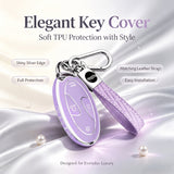 5/7 Button TPU Key Fob Cover Case w/Keychain For Hyundai Santa Fe Tucson Sonata