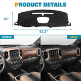 Dashboard Cover Pad Sunshield Protect Mat For Chevy Silverado 1500 2500HD 3500HD