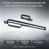 Wood/ Carbon Look Dashboard Air Vent Outlet Stripe Cover For Honda CRV 2023-2027