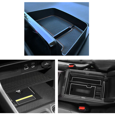 Console Armrest Box+Dashboard Hidden Storage Organizer Tray For Honda CRV 2023