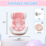 Cute Doll Mini Safety Seat Air Vent Clip Car Interior Decoration Accessories