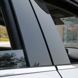 x xotic tech Pillar Post Side Door Window Cover Trim Pre-Cut Molding, Compatible with Honda CRV 2023-up (Glossy Black)