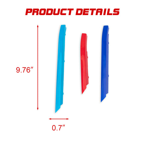 Tri-Colored Front Kidney Grille Strips Clip Cover For BMW 1 2 Series F70 F74