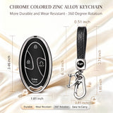 5/7 Button TPU Key Fob Cover Case w/Keychain For Hyundai Santa Fe Tucson Sonata