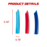 Tri-Colored Front Center Kidney Grille Strips Clip Cover For BMW X5 E53 2004-06