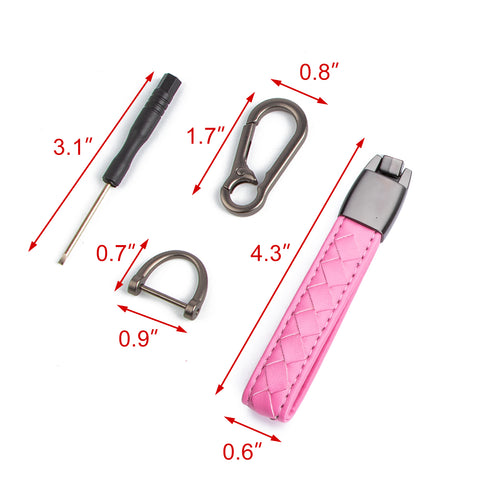 Detachable Key Chain Loop Pendant Strap Holder Ring Clip Buckle For All Car Gift