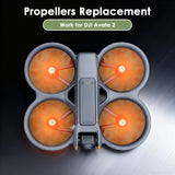 x xotic tech Propellers Replacement Compatible with DJI Avata 2, 3032S Low-Noise Spare Blades Props Wings Drone Accessories(4PCS)