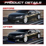 Blue Front Bumper Lip Splitter+2M Side Skirt+Strut Rod For Kia Optima K5 2011-20