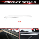 For Tesla Model 3 2021-2023 & Model Y 2020-up Glossy White Door Panel Molding Decor Trim