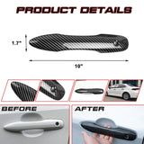 Side Door Mirror Caps + Door Handle Cover Trim For Toyota Camry 2018-2025
