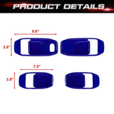 x xotic tech Door Handle Bowl Cover Decor Trim for Jeep Wrangler JL JLU 2018-up Gladiator JT 2020-up Interior Accessories(4Pcs)