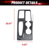 Carbon Fiber Look Center Console Gear Shift Panel Cover For Toyota Camry 2025-up