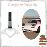 x xotic tech JDM Angel Wing Shaped Tsurikawa Subway Train Bus Handle Straps Drift Charm Rear Bumper Warning Loops Ring for Cars, SUV Interior Exterior Decoration