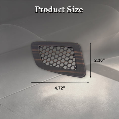 Wood/ Carbon Look Dash Side AC Vent Outlet Cover Accessories For Honda CRV 2023+