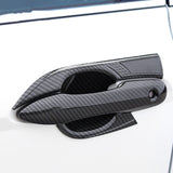 Carbon Fiber Style Door Handle Bowl Cover Decor Kit For Toyota Camry 2018-2026