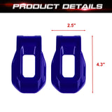 x xotic tech Hood Latches Engine Buckle Bonnet Fastener Cover Trim Decoration Compatible with Jeep Wrangler JL JLU 2018-up & Gladiator JT 2020-up(2Pcs)