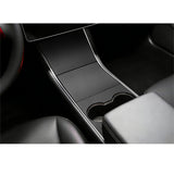 4pcs/Set Center Console Wrap Decor Sticker Accessories for Tesla Model 3/Y 17-20