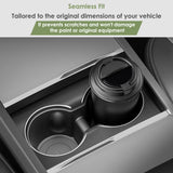 Center Console Dual Water Cup Holder Insert For Tesla Refresh Model 3 Model Y