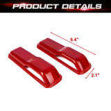 x xotic tech Front Engine Hood Hinge Cover Trim Decoration Exterior Accessories Compatible with Jeep Wrangler JL JLU 2018-up & Gladiator JT Truck 2/4 Door 2020-up (2Pcs)