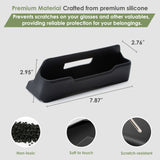 Armrest Box Key Card Phone Holder Storage Container For Tesla Model Y 2020-24