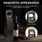 Portable Bottle Wine Gift Bag Champagne Beer Holder for Picnic Party, Christmas