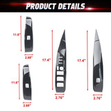 4pcs/Set Window Lift Switch Panel Molding Trim Fit Toyota Camry XV70 2018-2025