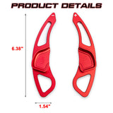 Red Aluminum Paddle Shifter Extension For Hyundai Genesis Coupe Pre-LCI 09-2012