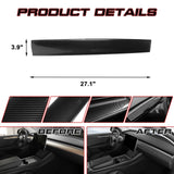 Carbon Fiber ABS Center Console Window Switch Rear Air Vent Cover For Model 3 Y