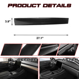 Carbon Fiber ABS Console Paddle Shifter Steering Wheel Trim For Tesla Model 3 2017-2023 & Model Y 2020-up