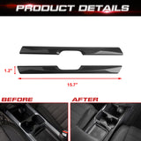 Carbon Fiber Style Center Console Cup Holder Panel Cover For Honda CR-V 17-20