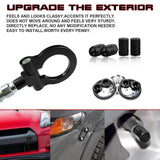 Set Towing Hook+Tire Valve Stem+Release Fastener For Infiniti FX35 FX45 2003-17