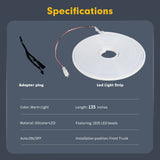 For Tesla Model S X 2021-2024 Front Trunk Led Flexible Ambient Lights Decoration