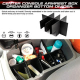 Interior Center Console Armrest Box Storage Container Holder Tray Organizer Divider, Compatible with  Toyota Tacoma 2005-2015