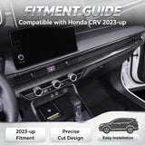 Wood/ Carbon Look Dashboard Air Vent Outlet Stripe Cover For Honda CRV 2023-2027