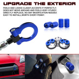 Set Towing Hook+Tire Valve Stem+Release Fastener For Infiniti FX35 FX45 2003-17