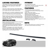 Carbon Fiber Style Central Dash Panel Upper Stripe Cover For Honda CR-V 17-2022