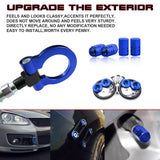 Set Towing Hook+Tire Valve Caps+Quick Release Fasteners For BMW 2 4 Series 2014+