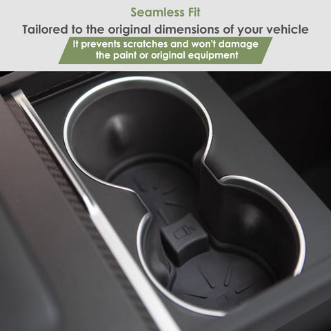 Center Console Cup Coasters Anti-Slip Cup Holder Accessories For Tesla Model 3/Y