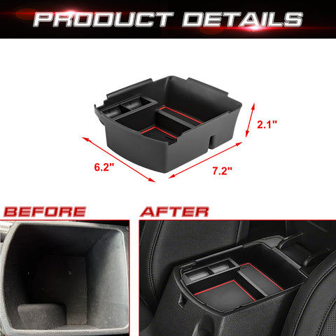 For Kia Seltos 2020-up Center Console Armrest Box Storage Coin Phone Container