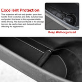 4PCS/Set Door Side Handle Slot Armrest Storage Box Organizer Holder Tray Front and Rear Accessories Compatible with Tesla Model 3 2016-2023